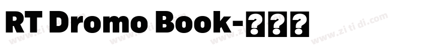 RT Dromo Book字体转换